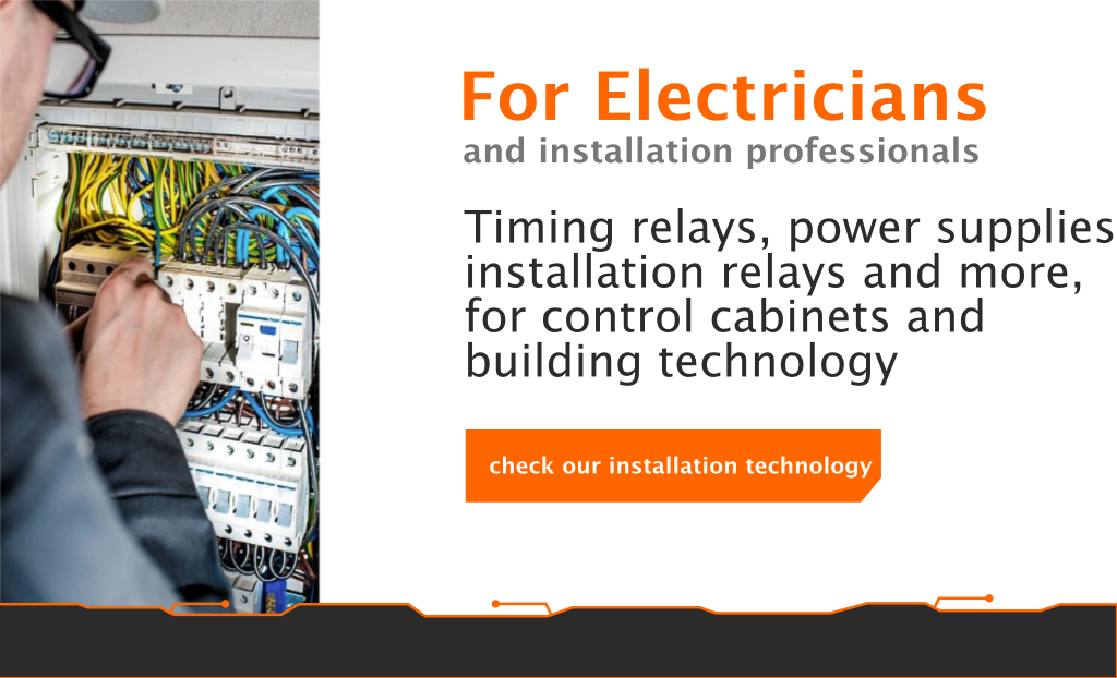 installation relays and more,  for control cabinets