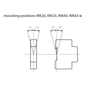 RIK20-20-24 - Installation contactor 2 NO 24 V AC/DC 20A