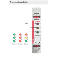 RLK-3G - 3 Phase Control Light 3 Green LED Modular signal lamp