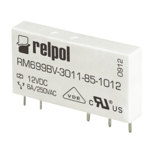 RM699BV-2011-85-1012 - 12 VDC, 6A, Miniaturrelais, 5 mm