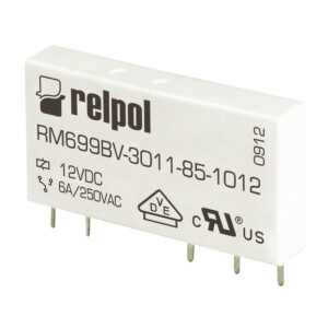 RM699BV-3011-85-1024 - 24 VDC 6A miniature relay Goldplated