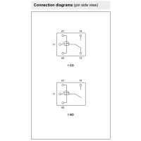 RM51-3011-85-1009 - 9 VDC 10A miniatur relay SPDT