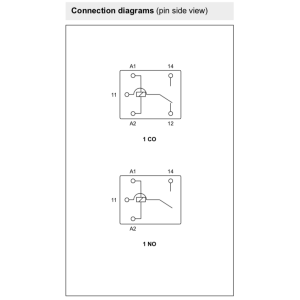RM51-3011-85-1012 - 12 VDC 10A miniature relay SPDT