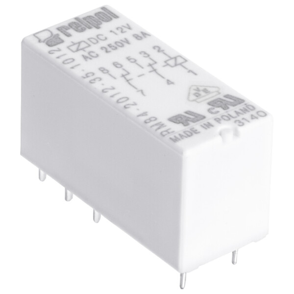 RM84-2012-25-1024 - 24 VDC 8A miniature relay DPDT