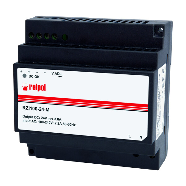 RZI100-24-M - Power supplies, 91.2 W, 24 VDC 3.8A for distribution boxes