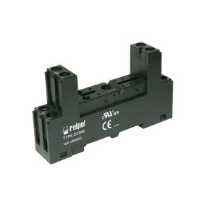 GZS80 (black) - relay Plug-in socket  for RM84, RM85,...