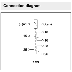 RPC-2A-UNI - Time relay, 2 Pole, 1 contact, 8 A, 12...240VAC/DC