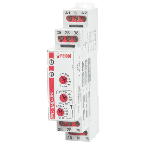 RPC-3MD-UNI - Time relay, 3 contacts, 8 A, 12...240VAC/DC