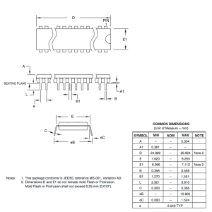AT89C4051-24PU - 8-bit Microcontroller