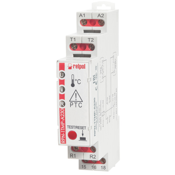 RPN-1TMP-A230 - monitoring relay, motor temperature monitoring; 1 CO 230V AC