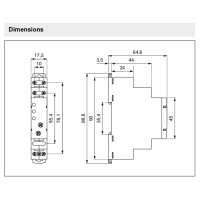 RPN-1VFT-A400 - Multifunctions monitoring relays 230V