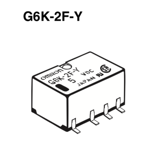 G6K-2F-Y 12DC - 1A Miniaturrelais 2 Wechsler