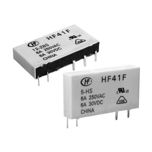 HF41F/5-ZS - Monostable relay 5V DC 6A 1 Form C