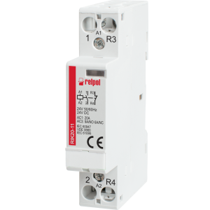 RIK20-11-24- Installation contactor 2 Pole 1 NO + 1 NC 24V AC/DC 20A