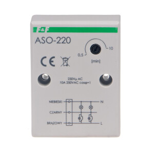 Treppenlichtzeitschaltuhr ASO-220 230V AC Mit...
