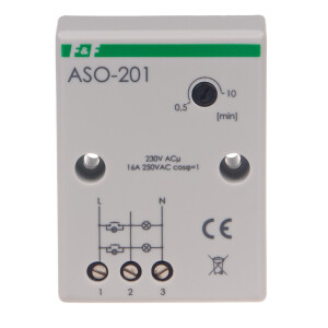 Treppenlichtzeitschaltuhr ASO-201 230V AC Mit...