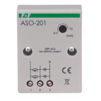 Staircase timer switch ASO-201 230V AC With screw terminals. 16A