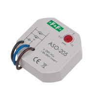 Staircase timer switch ASO-205 230V AC for flush-mounted box Ø60. 8A