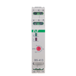 BIS-413 latching relay 230V AC 16A 1 changeover contact with time function