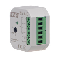 BIS-410 latching relay 230V AC 16A 1 NO contact with time function flush-mounted box