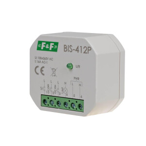 BIS-412P latching relay 230V AC 16A 1 NO contact group...