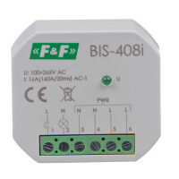 BIS-408-LED Stromstoßrelais 230V AC 16A 1Schliesser für LED Lampen Unterputzdose