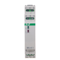 BIS-411-LED latching relay 230V AC 16A 1 NO contact for LED lamps DIN rail