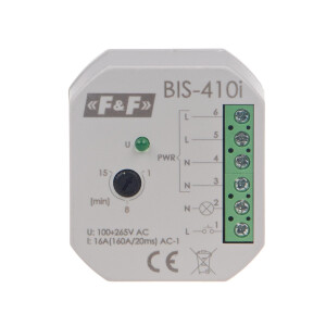 BIS-410-LED latching relay 230V AC 16A 1 NO contact for...