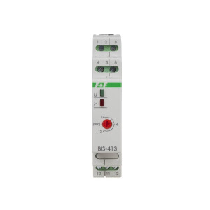 BIS-413M impulse relay 230V AC 16A 1 changeover contact with time function