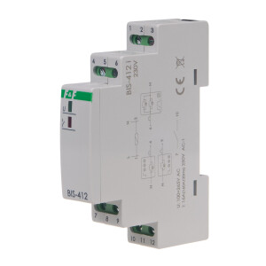 BIS-412-LED- 230 V latching relay 230V AC 16A 1 NO contact group function