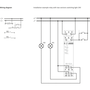 BIS-414-LED- 24 V Stromstoßrelais 9V-30V AC/DC 16A 2Schliesser LED Steuerung