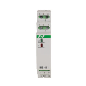 BIS-411 1R1Z impulse relay 230V AC 2x8A 1NO + 1CO