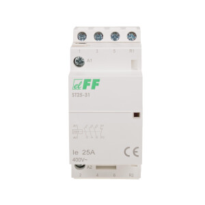 ST25-31 Modular installation contactor 230V AC 25A 3 NO + 1 NC