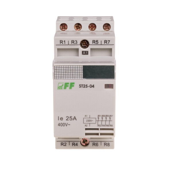 ST25-04 Modular installation contactor 230V AC 25A 4 NC