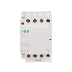 ST63-31 Modular installation contactor 230V AC 63A 3 NO +...
