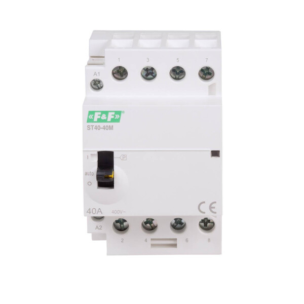 ST40-40-M Modular installation contactor 230V AC 40A 4 NO