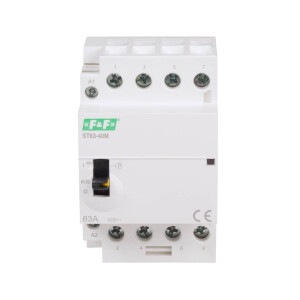ST63-40-M Modular installation contactor 230V AC 63A 4 NO