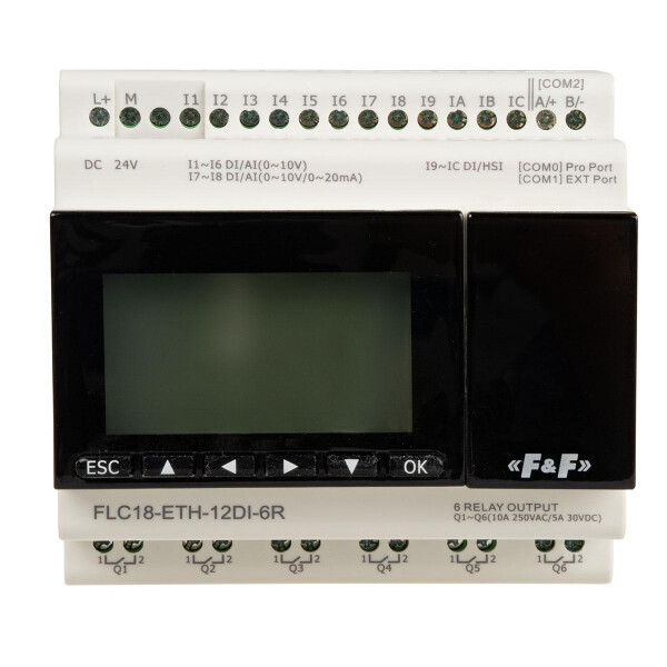 Programmierbare digitale Steuerung FLC18-ETH-12DI-6R