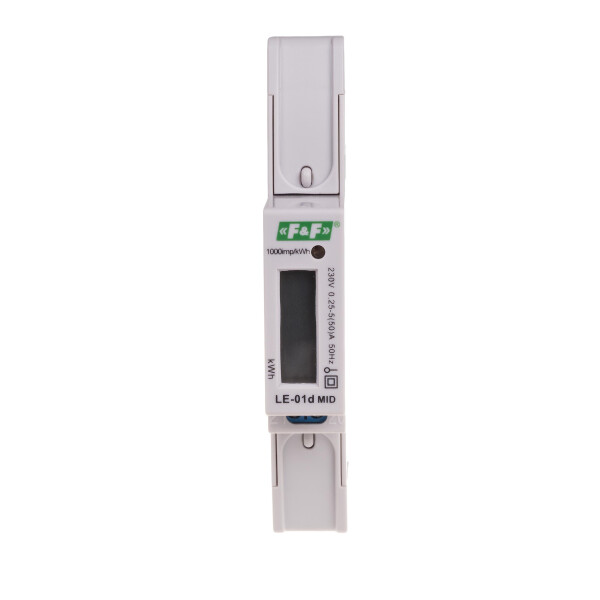 LE-01d electricity meter 1-phase 50A 230V AC DIN rail