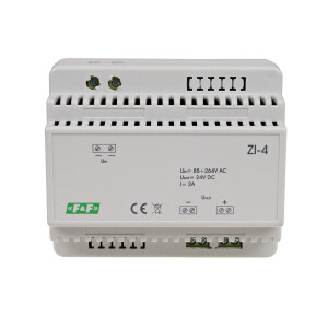 ZI-4 impulse power supply 50W 24V DC for DIN rail