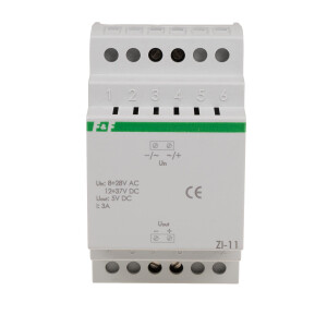 ZI-11 pulse stabilizer for low voltage 3A 5V DC for DIN rail