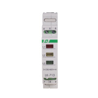 LK-713K signal lamp, phase control yellow red green three phases for DIN rail