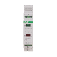 LK-714 signal lamp, phase control green red 130-260 V AC/DC for DIN rail