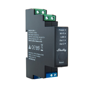 Shelly DIN rail "Pro 2PM" relay max25A 1 phase...