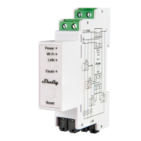 Shelly Top-hat rail "Pro 3EM 120A" Electricity meter incl. 3x 120A terminals measuring function WLAN LAN BT