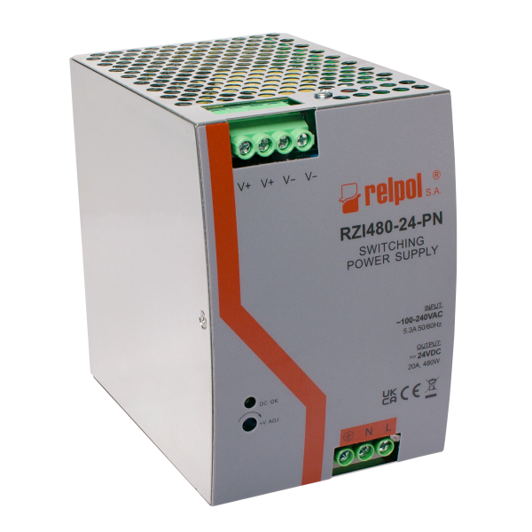 RZI480-24-PN - Power supplies, 480W, 24 VDC, for industrial automation