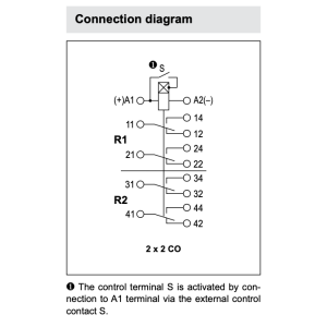 RPC-4ME-UNI - Time relay, multifunction 4 relay output,...