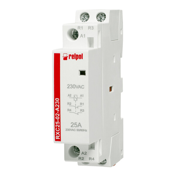 RELPOL RXC25-02-A230 Installationsschütz 230V AC 25A 2 Öffner