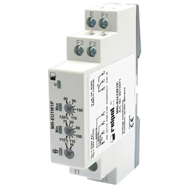 MR-EU1W1P - monitoring relay 1 CO 1 Phase 24V DC 230V AC DC